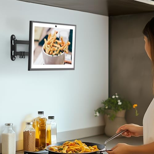 PlusAcc Wall Mount for Show 15 & 13-27 Inch Monitors TVs, Adjustable Shelf