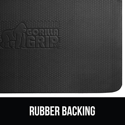 GORILLA GRIP Cushioned Antifatigue Kitchen Mat for Floor, 39x20, Charcoal