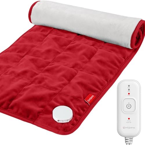 Comfytemp Weighted Heating Pad for Back & Period, FSA Eligible HSA, 12 x 24