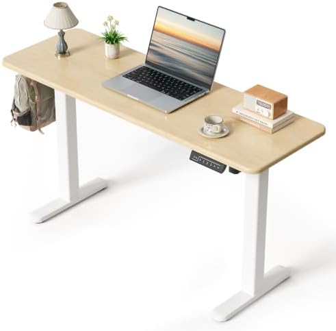 JOY worker Ultra-Narrow Electric Standing Desk, 16" W Slim Sit Stand Desk