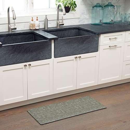 Home Dynamix Anti-Fatigue Kitchen Mat, Cushioned Non-Slip, Sage 17"x32"