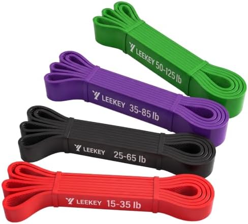 LEEKEY Resistance Bands Set for Pull Up Assistance & Exercise