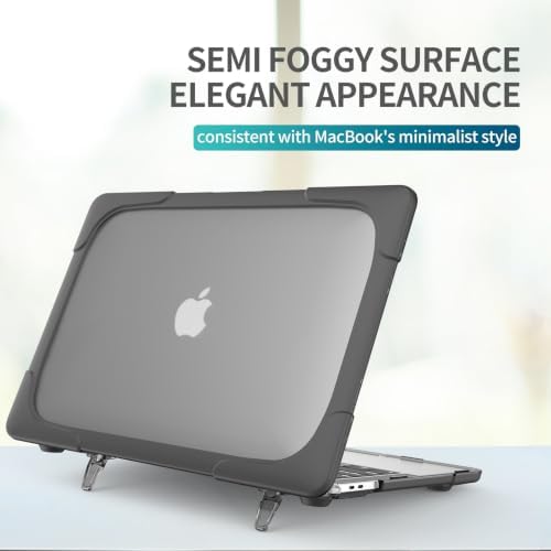 Batianda Heavy Duty Case for MacBook Air 13 Inch 2018-2020, Grey