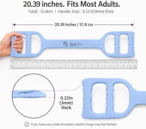 Silicone Figure 8 Resistance Band with Handles, 20/22/25 lb