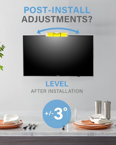 SECURA Small Full Motion TV Wall Mount for 10" to 40" Screens up to 100lbs - Tilt, Swivel Extend - Easy DIY TV Mount w/Included Hardware - QSF210