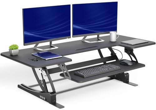 VIVO Black 54 in Standing Desk Converter, DESK-V054V