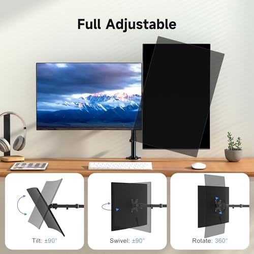 Pholiten Dual Monitor Mount for 2 Screens up to 32 Inches and 22lbs Each