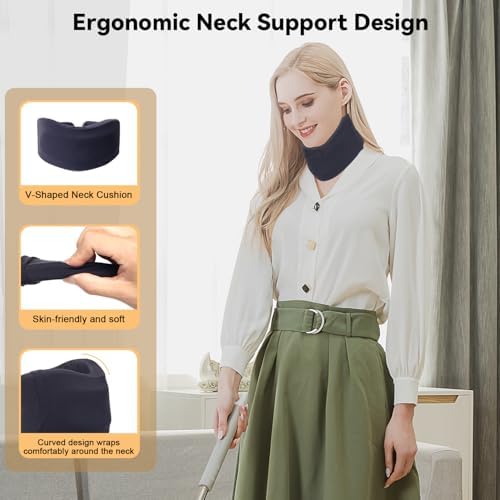 Neck Brace for Sleeping,Soft Foam Cervical Collar Neck Support