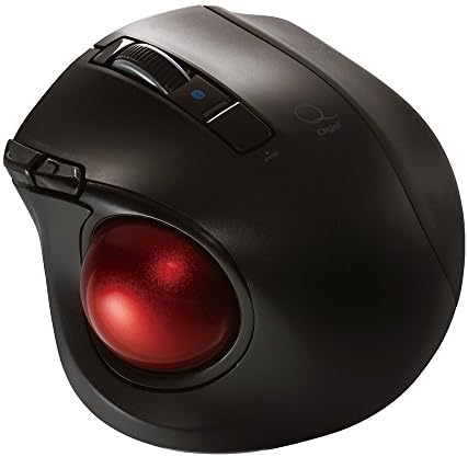 Nakabayashi Co,Ltd. Digio2 Bluetooth Wireless Trackball for Window PC and Mac and Android (Black)