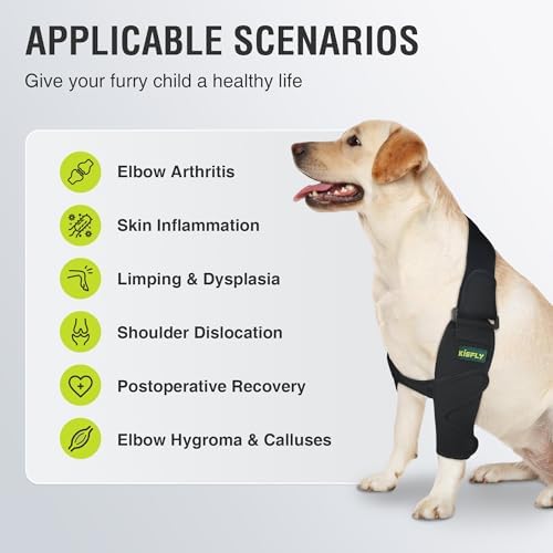 Dog Elbow Brace for Large Dogs, Arthritis Relief & Shoulder Support