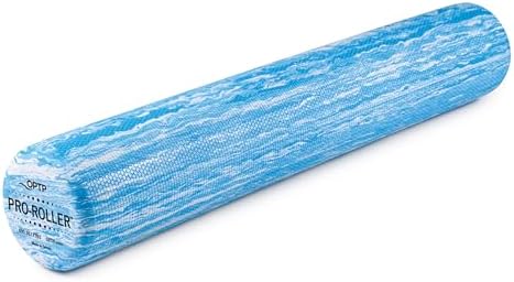 OPTP PRO-ROLLER Standard Density Foam Roller – Round, Blue, 36" x 6"