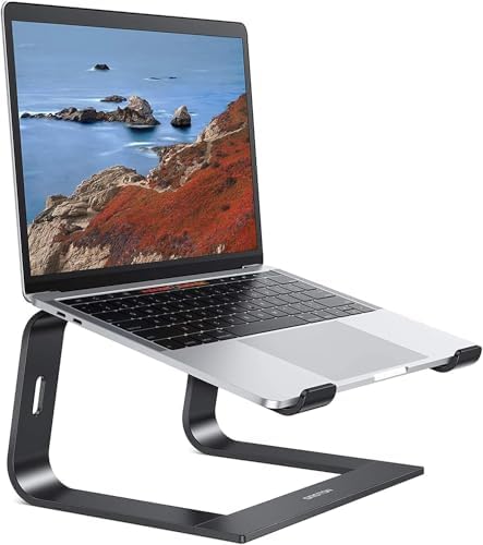 OMOTON Laptop Stand, Detachable Mount for MacBook Air/Pro Dell HP Black