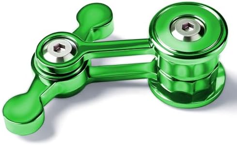 Fidget Spinner for Adults, Metal Silent Figette Office Desk Toy Quiet Cool Gadgets Gifts for Teen Boys Kid Anxiety Stress Relief Calm Down Sensory Autism Autistic ADHD Airplane Travel (Green)