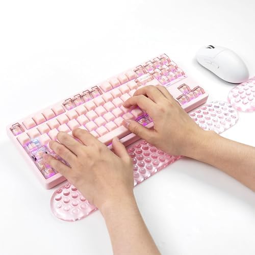 Gel Keyboard and Mouse Wrist Rest Set,Wrist Support for Computer Keyboard