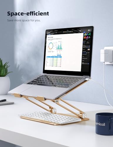 Lamicall Adjustable Laptop Stand for Desk for MacBook Air Pro HP 10-17.3''
