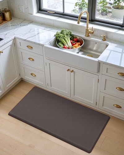 DEXI Anti Fatigue Kitchen Floor Mat Cushioned Standing Runner 39x20, Brown