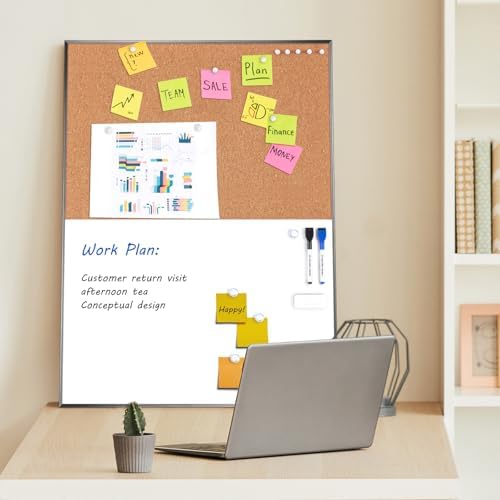 ARCOBIS Cork Board White Board Combo