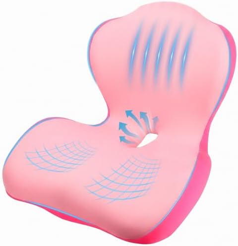 Car Seat Cushion Office Chair Cushion with Lumbar Support Pillow