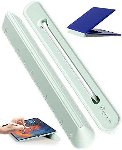 ergounion 3 in 1 Silicone Laptop Stand, Keyboard Riser for Ergonomic Typing/Reading, Portable Laptop Cooling Stand, for Home Office School and Travel, Oval Base, Macaron Green
