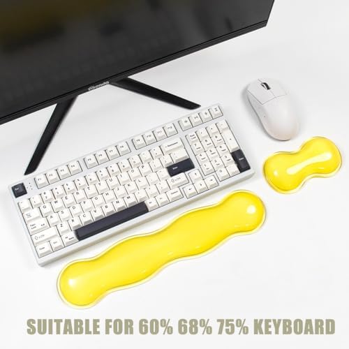 Gel Keyboard and Mouse Wrist Rest Set,Wrist pad for Computer Keyboard