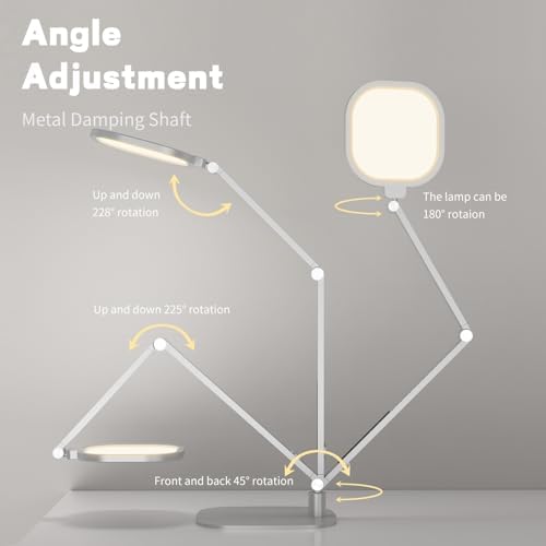 LitONES LED Desk Lamp for Home Office, Soft Edge-lit Design, Modern Style