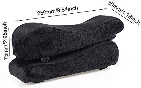 Memory Foam Office Chair Armrest Pads,1Pair Ergonomic Elbow Support Cushion