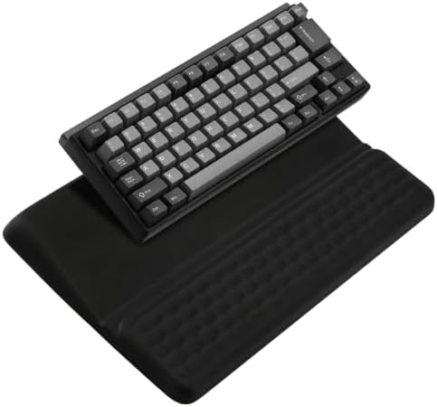 Keyboard Stand with Wrist Rest，Ergonomic Keyboard Riser Holder Lifter Tray