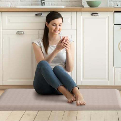 HappyTrends Kitchen Floor Mat - 4/5 Inch Thick Anti-Fatigue Kitchen Rug