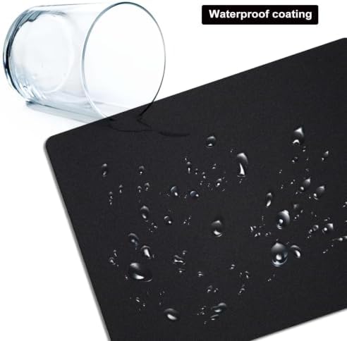 4 Pack Bulk Mini Mouse Pad Small Size, Portable Mousepad for Laptop, Black