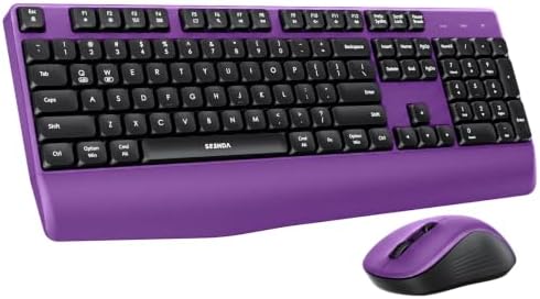 seenda COE200 Wireless Bluetooth Keyboard and Mouse Combo with Wrist Rest