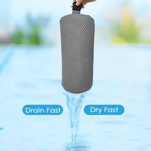 1 Pack Headrest Pillow for Patio Chaise Lounge,Recliner,Beach Chair,Gray