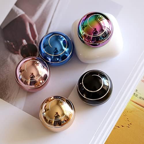 Kinetic Fidgets Desk Toy ADHD Stress Relief 1.77in Rainbow Silver
