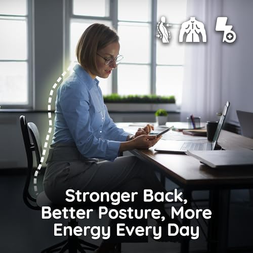 Active Seat Balance Trainer & Core Balance Disc | Portable Chair Posture Corrector for Home or Office | Improve Posture, Core Strength & Stability While Sitting