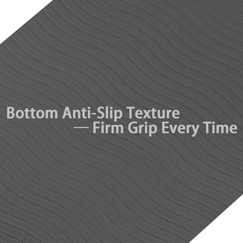 1" Extra Thick Anti Fatigue Floor Mat, 40" L x 17" W Kitchen Mat, Standing Desk Mat – Comfort at Home, Office, Garage (Black)