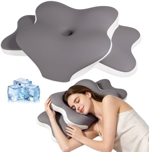 Ergonomic Cervical Memory Foam Pillow for Sleep Apnea Neck Support