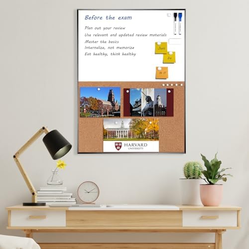 ARCOBIS Cork Board White Board Combo