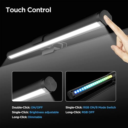 Computer Lamps for Monitor 3 Colors Adjustable Anti-Glare