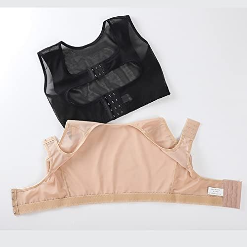 Surakey Women Chest Brace Up Posture Corrector Shapewear Tops Back Brace Support Bra Hunchback Body Shaper Corset (Skin Color XL)