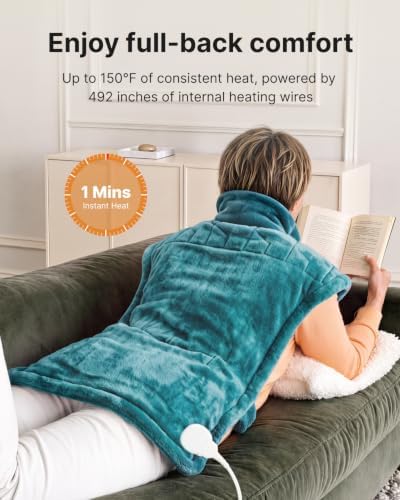 RENPHO Weighted Heating Pad for Neck, Shoulders & Back, Christmas Gift