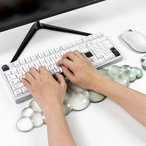 Gel Keyboard and Mouse Wrist Rest, Cloud Wrist Pad for Computer Keyboard