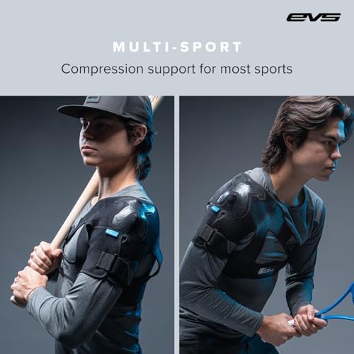 EVS SB03 Pro Shoulder Brace Men, Superior Compression, Adjustable, Black, L