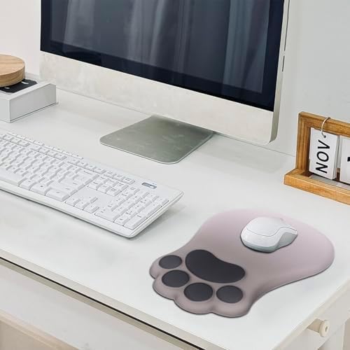 L-SPOUTTO Ergonomic Mouse Pad with Wrist Rest,Cute Mouse Pad Wrist Support