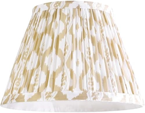 GO&SO Small Pleated Lamp Shades Set of 2,5"×9"×6.4" Bell Shade Multicolor