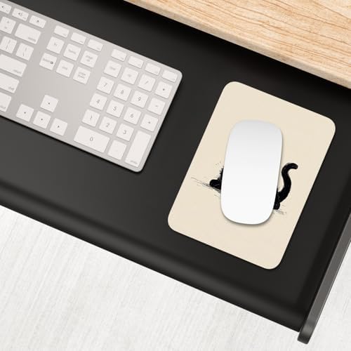 Small Mouse Pad, Mini Mouse Pad 6 x 8 Inch, Thick Rubber Waterproof Mouse Mat, Cute Mousepad for Women Men Wireless Mouse Laptops Home Office, Cat Lying Down