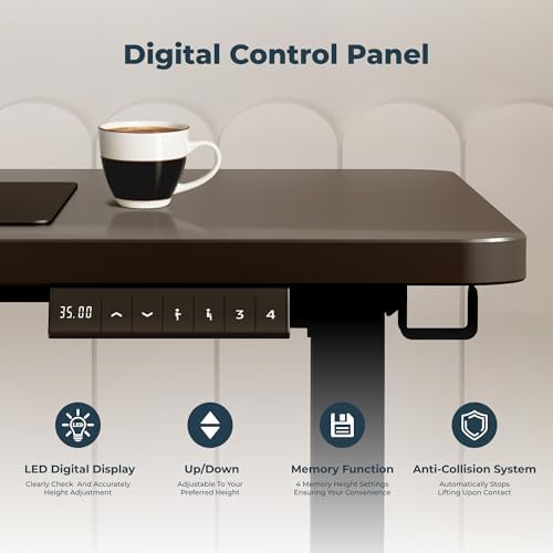 55''x 24'' Standing Desk Electric Adjustable for Home Office