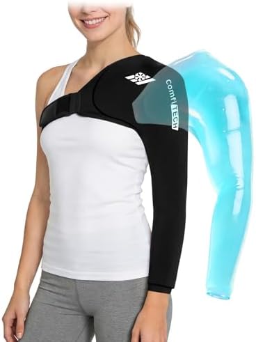 ComfiTECH Reusable Shoulder Arm Ice Pack Wrap for Pitcher & Recovery, M