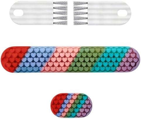 Heart-Shaped Computer Wrist Pad, 4-Piece Set