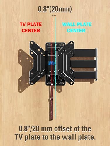 Mounting Dream UL Listed Lockable RV TV Mount for 17-43” TV up to 44lbs