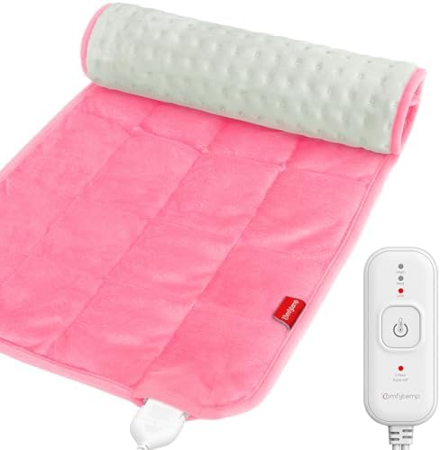 Comfytemp Weighted Heating Pad for Back & Period, FSA Eligible HSA, 12 x 24