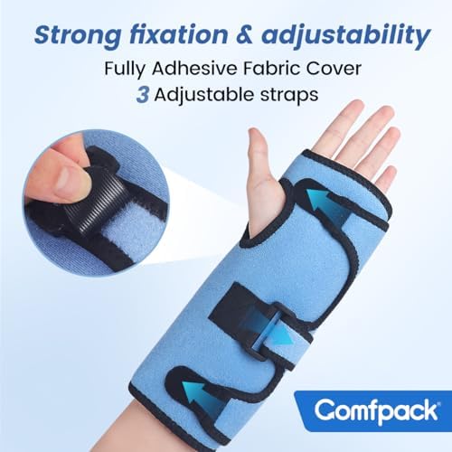 Comfpack Wrist Ice Pack Wrap for Carpal Tunnel Relief with Gel Ice Pack